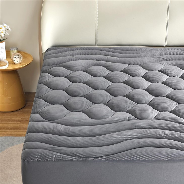 Mattress Pad With 3-Zone Support, Mattress Cover Microfiber factory